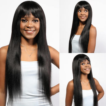 Straight Non Lace Bang Wig - Neobeauty Hair